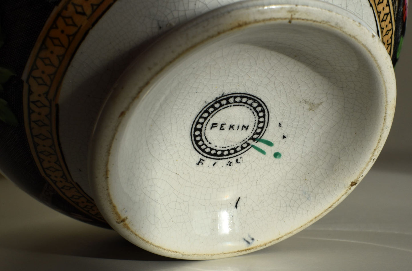 The makers mark shows Pekin as the pattern.