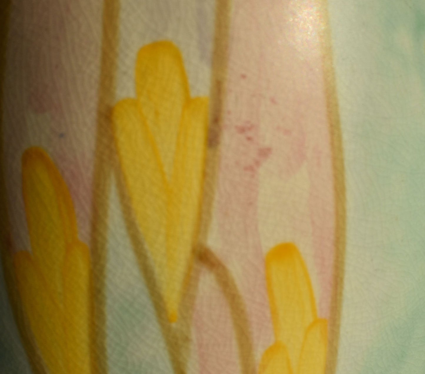 Some light crazing to the glaze