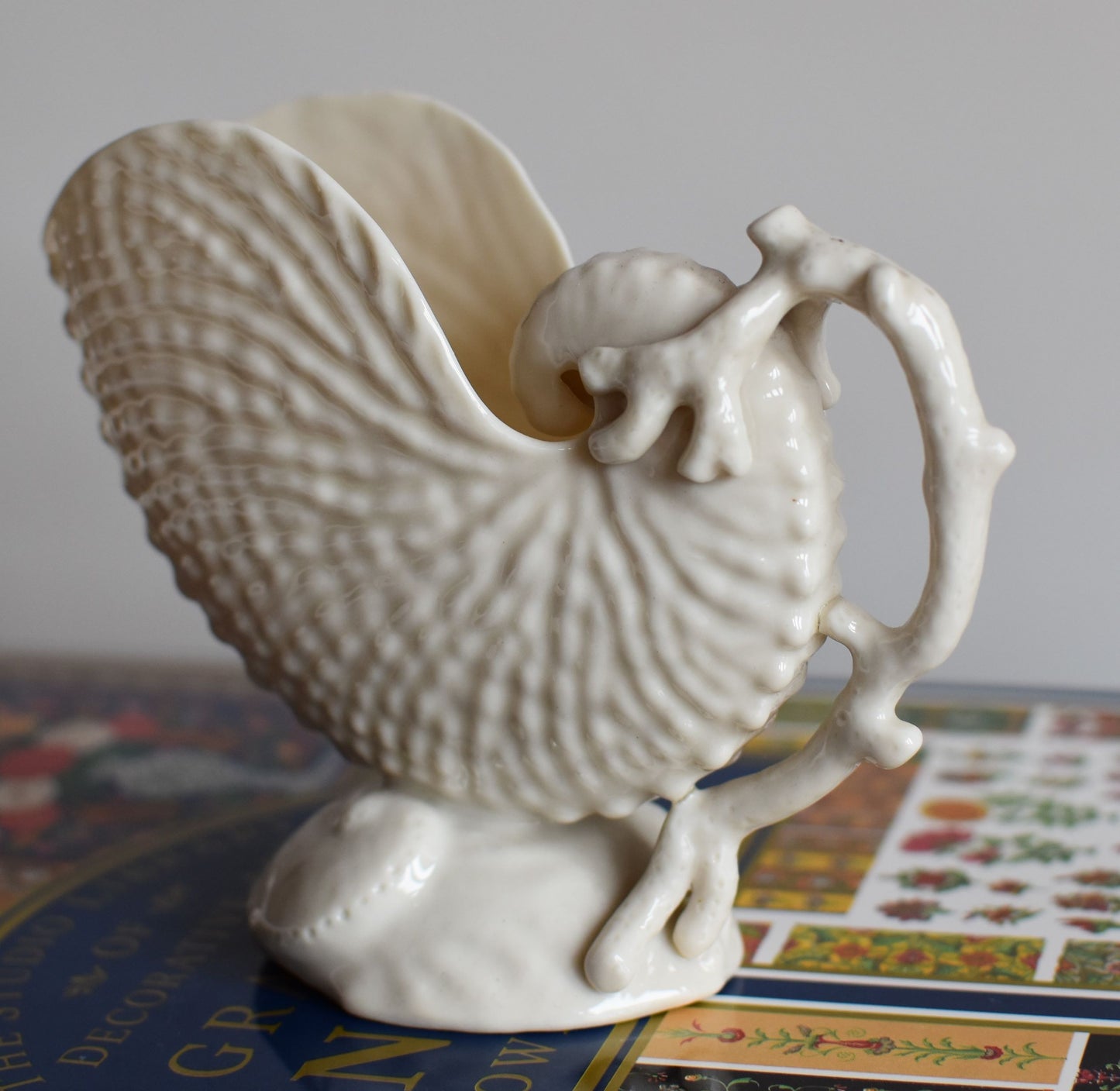 Shell and coral shaped jug