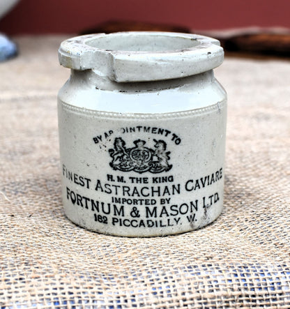 Antique Fortnum and Mason Caviar pot