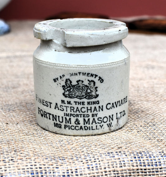 Antique Fortnum and Mason Caviar pot