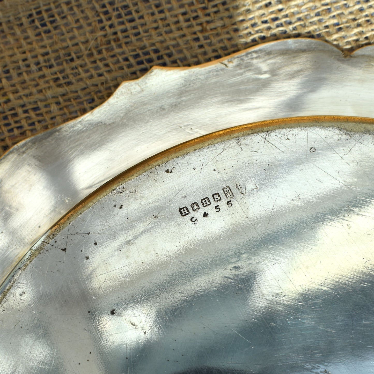 Silver plate makers mark says H&HS