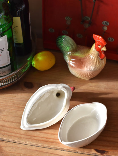 the inside of the dish is white and clean