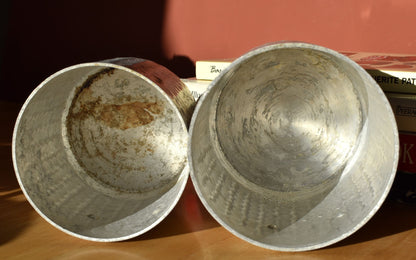 Pair of French storage tins