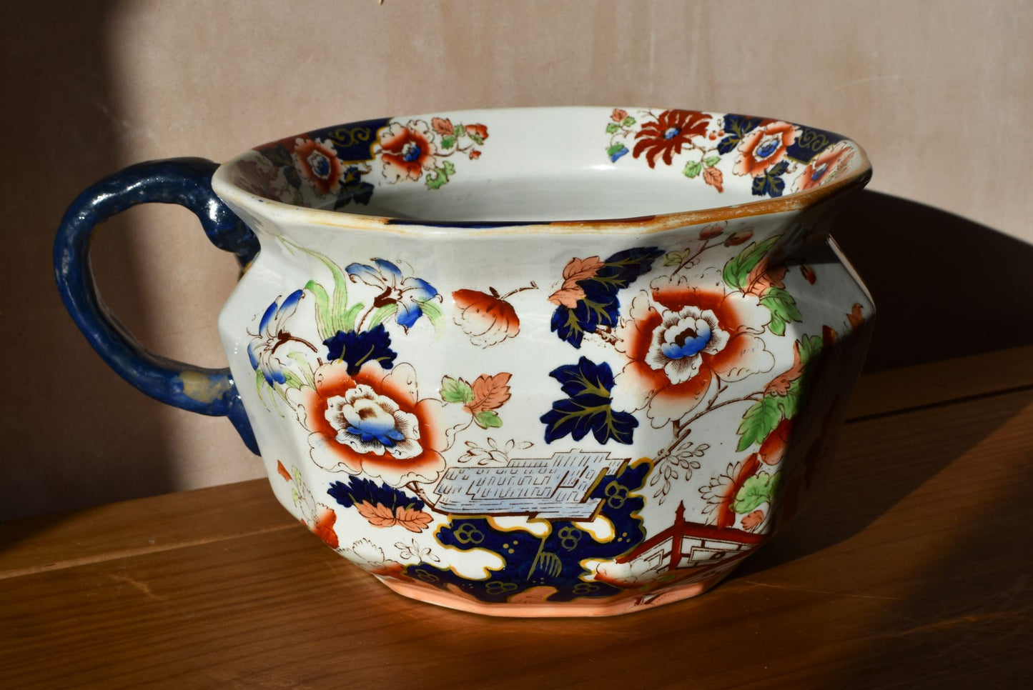 Masons Ironstone antique imari chamber pot
